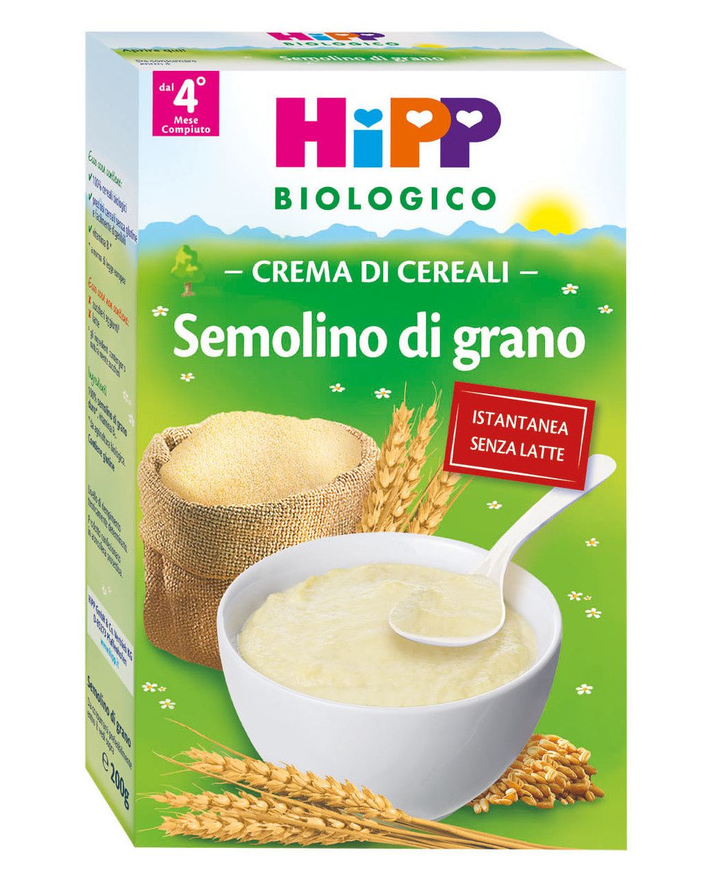 Crema biologico semolino di grano – 200 gr - hipp