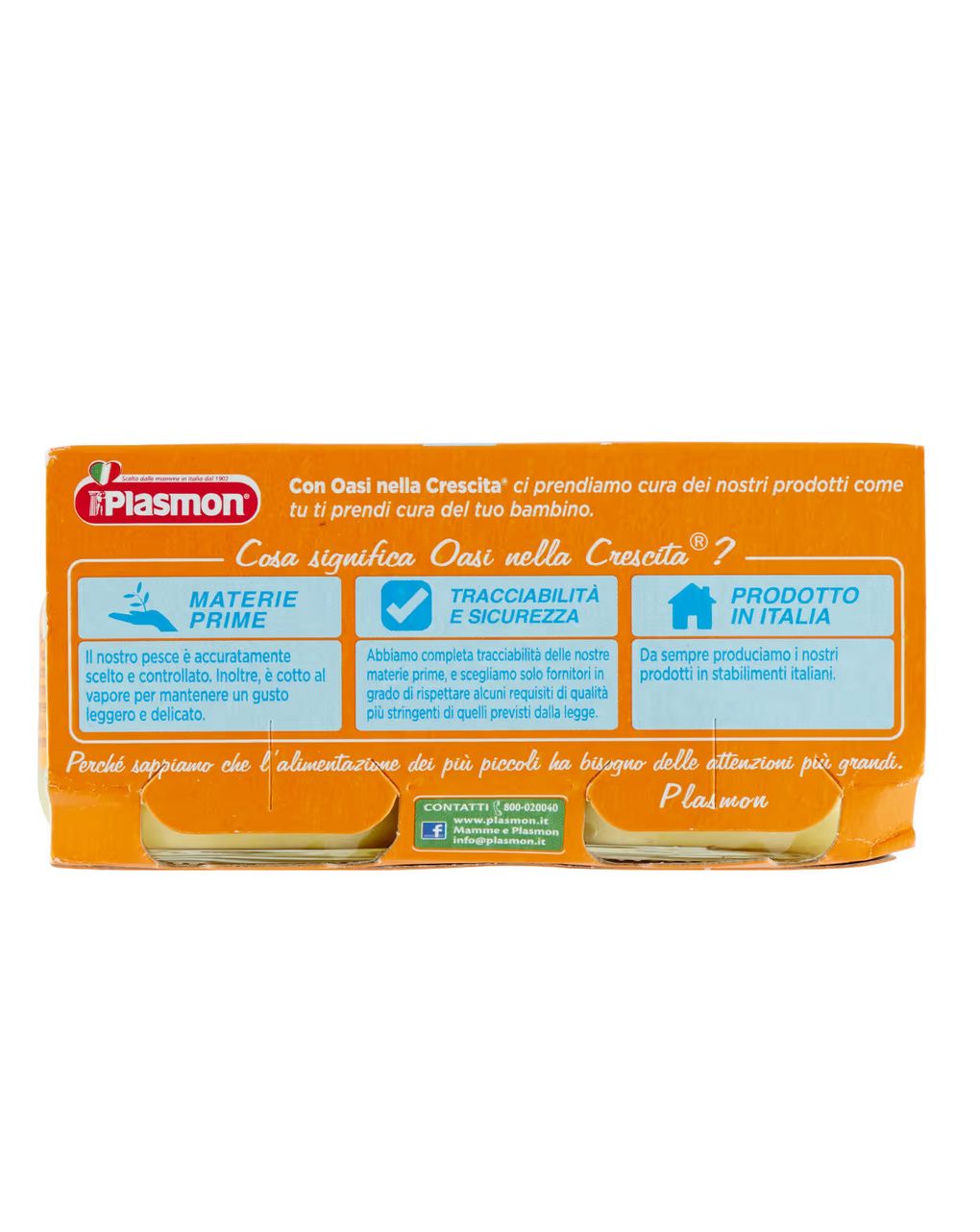 Omogeneizzato trota – verdure – 2x80g - plasmon