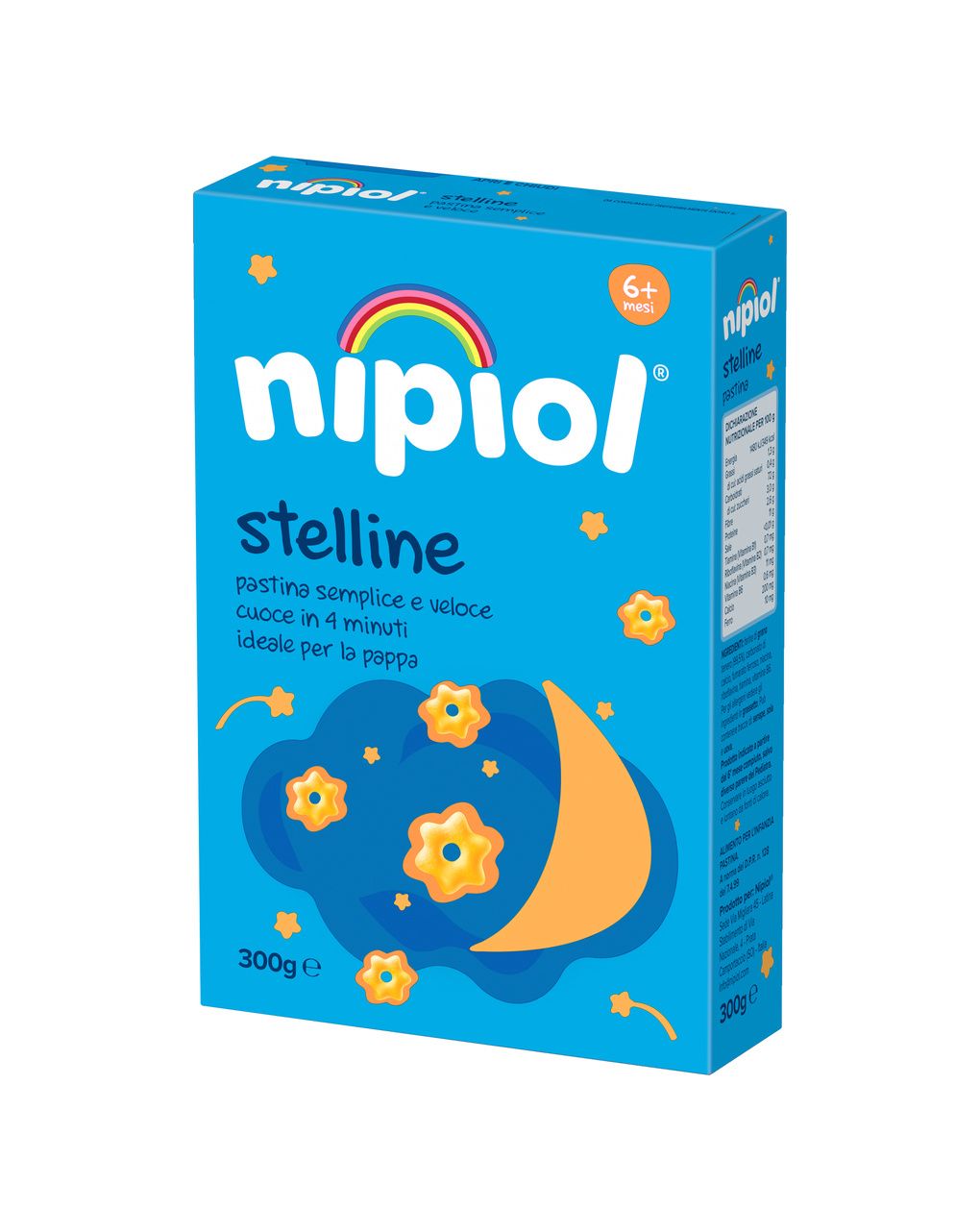 Pastina stelline 6m+ 300 gr - nipiol