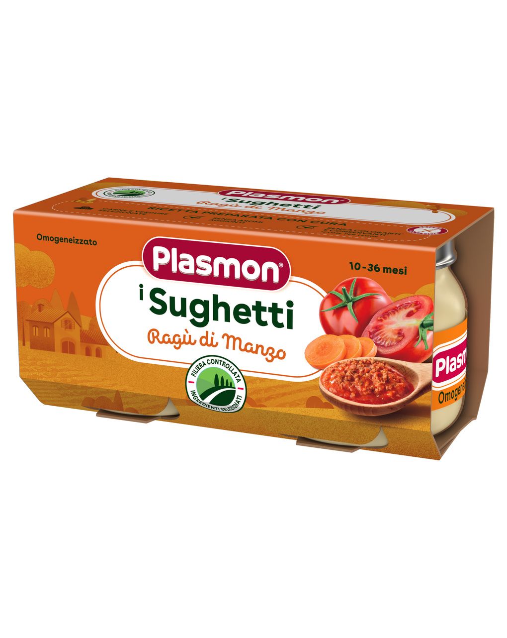 Sughetto ragù di manzo 2x80g  - plasmon
