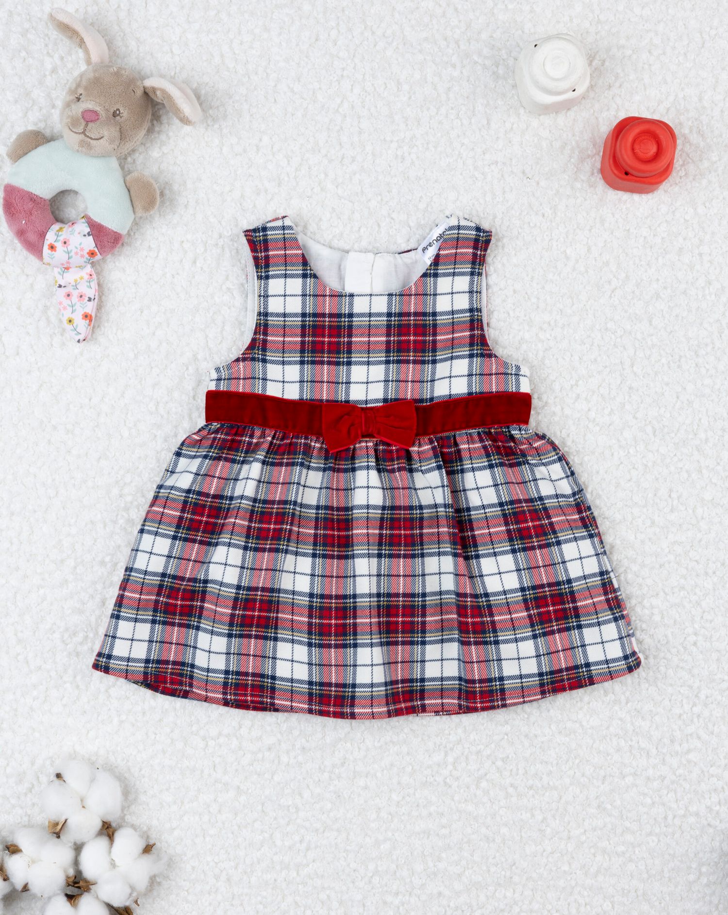 Abito tartan bimba