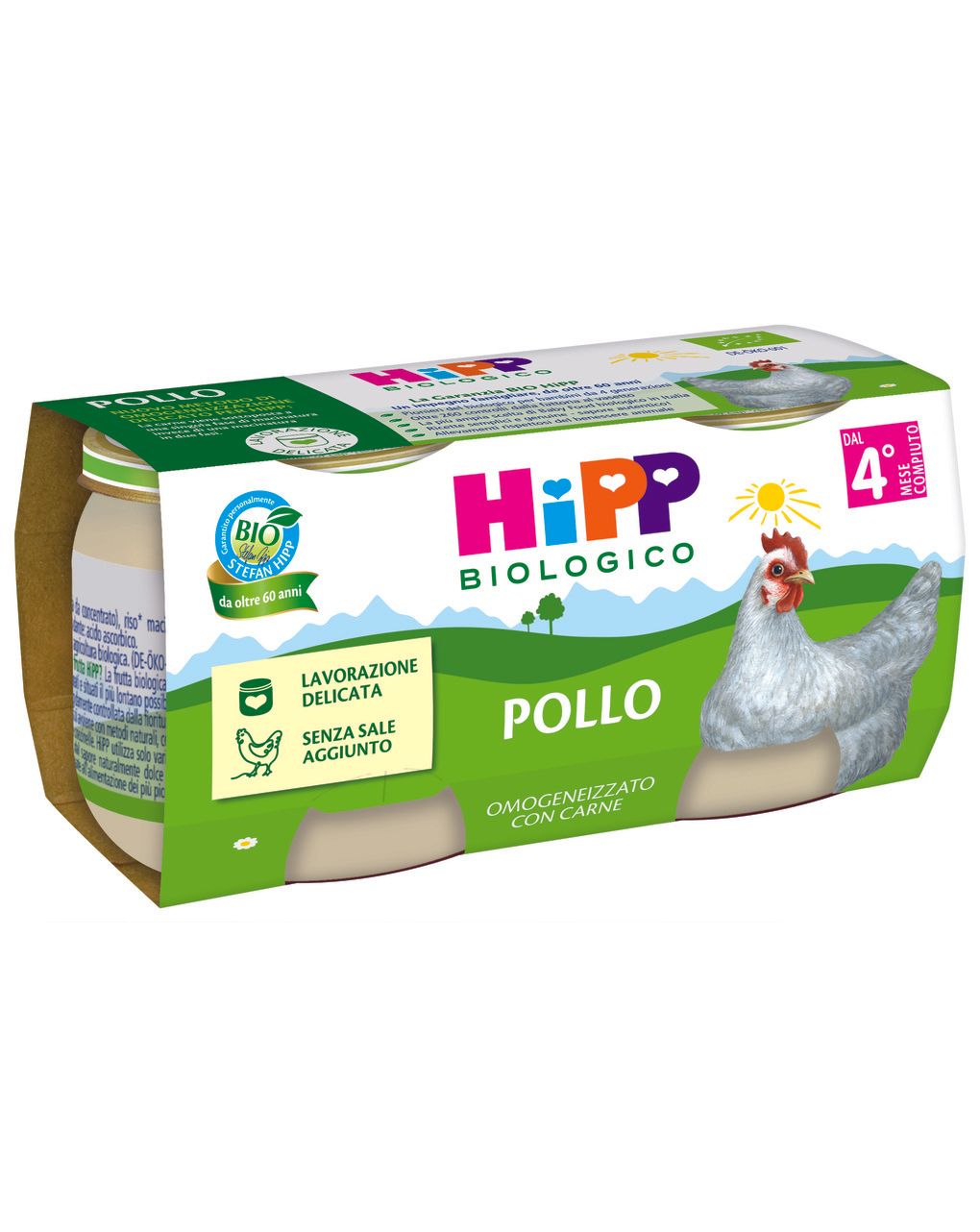 Omogeneizzato pollo 2x80g - hipp