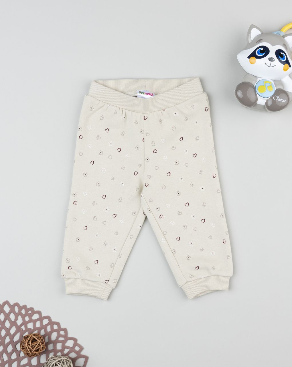 Pantalone bimba beige allover