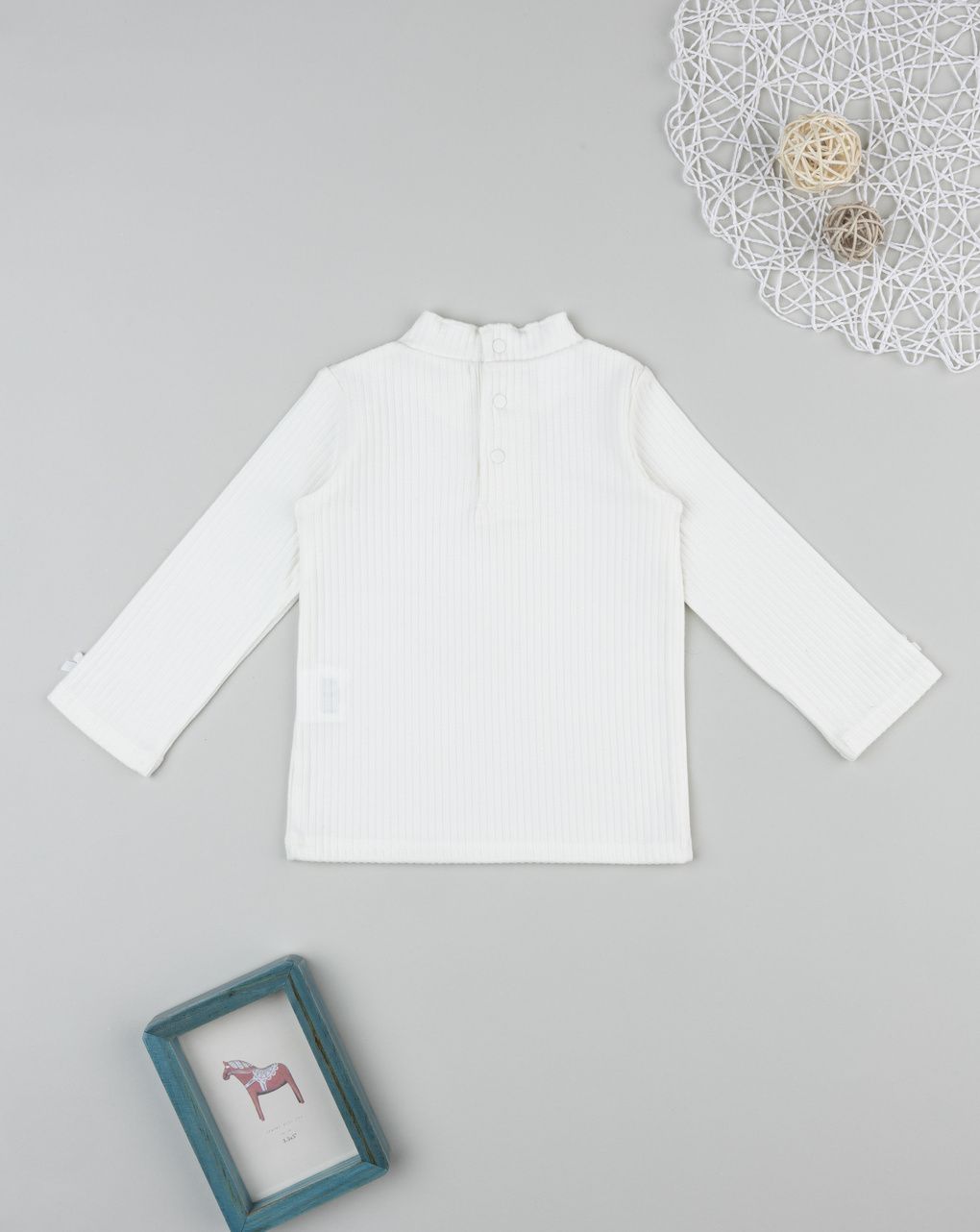 Lupetto bimba bianco