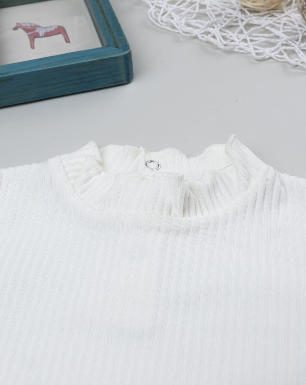 Lupetto bimba bianco