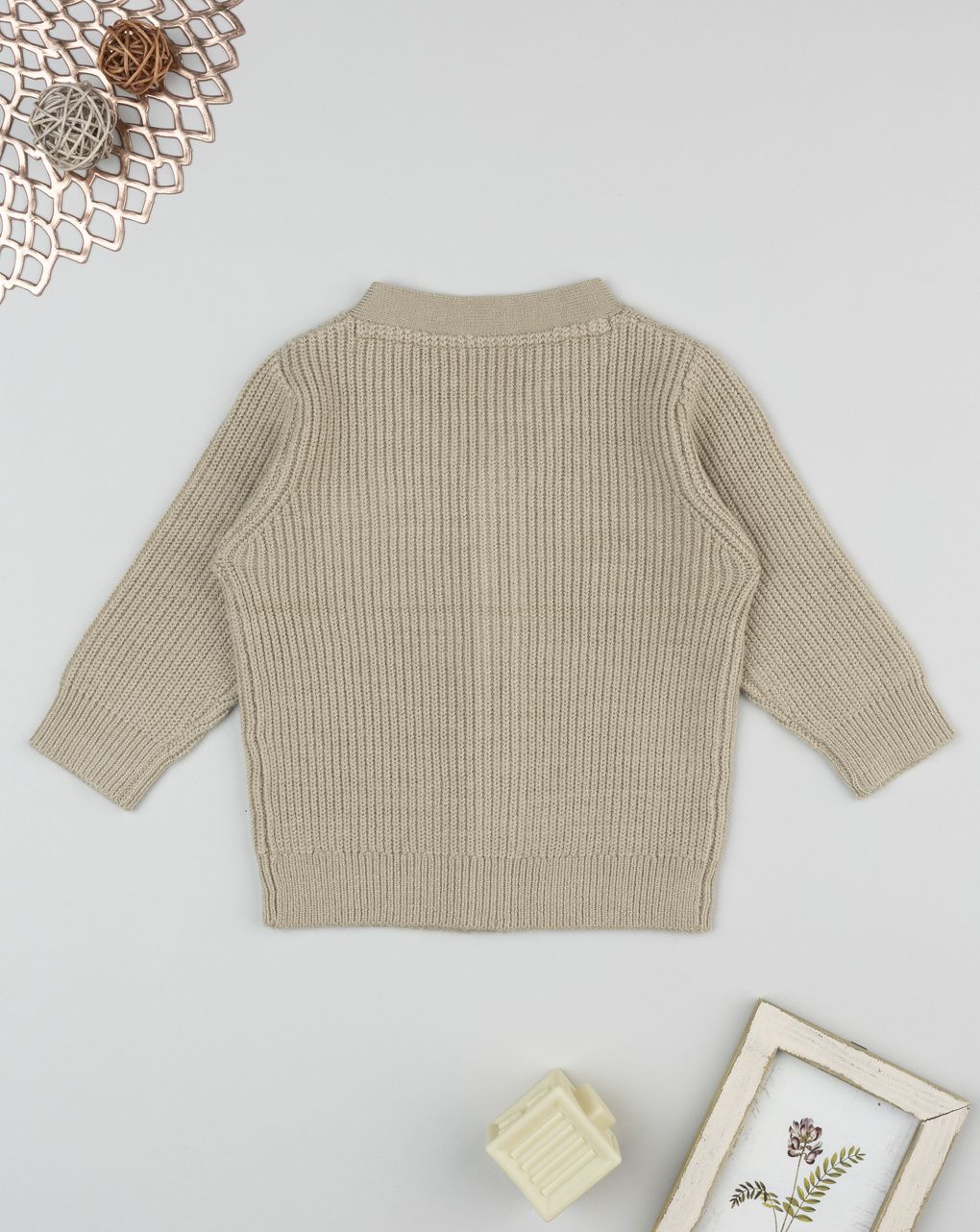 Cardigan bimbo beige