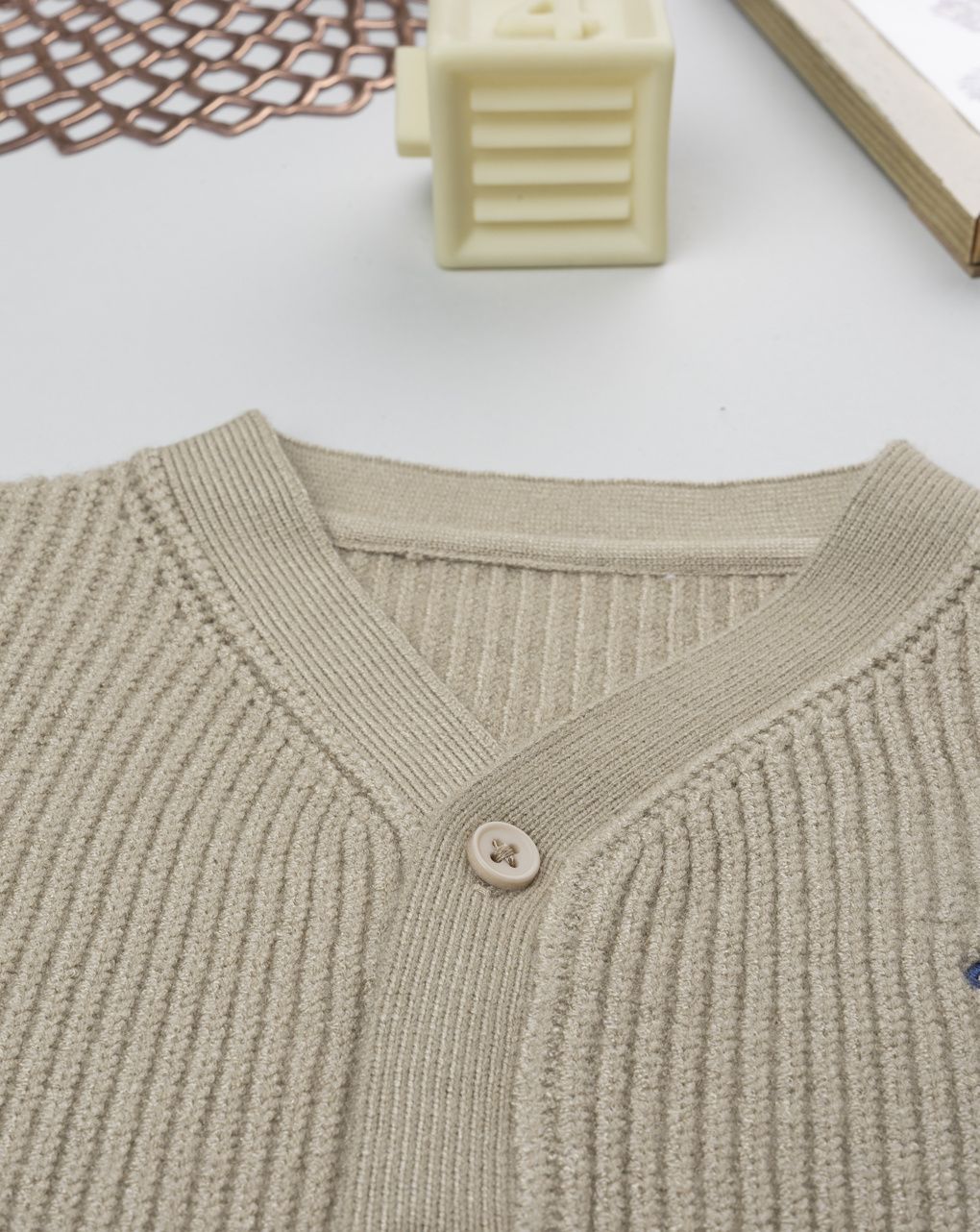 Cardigan bimbo beige