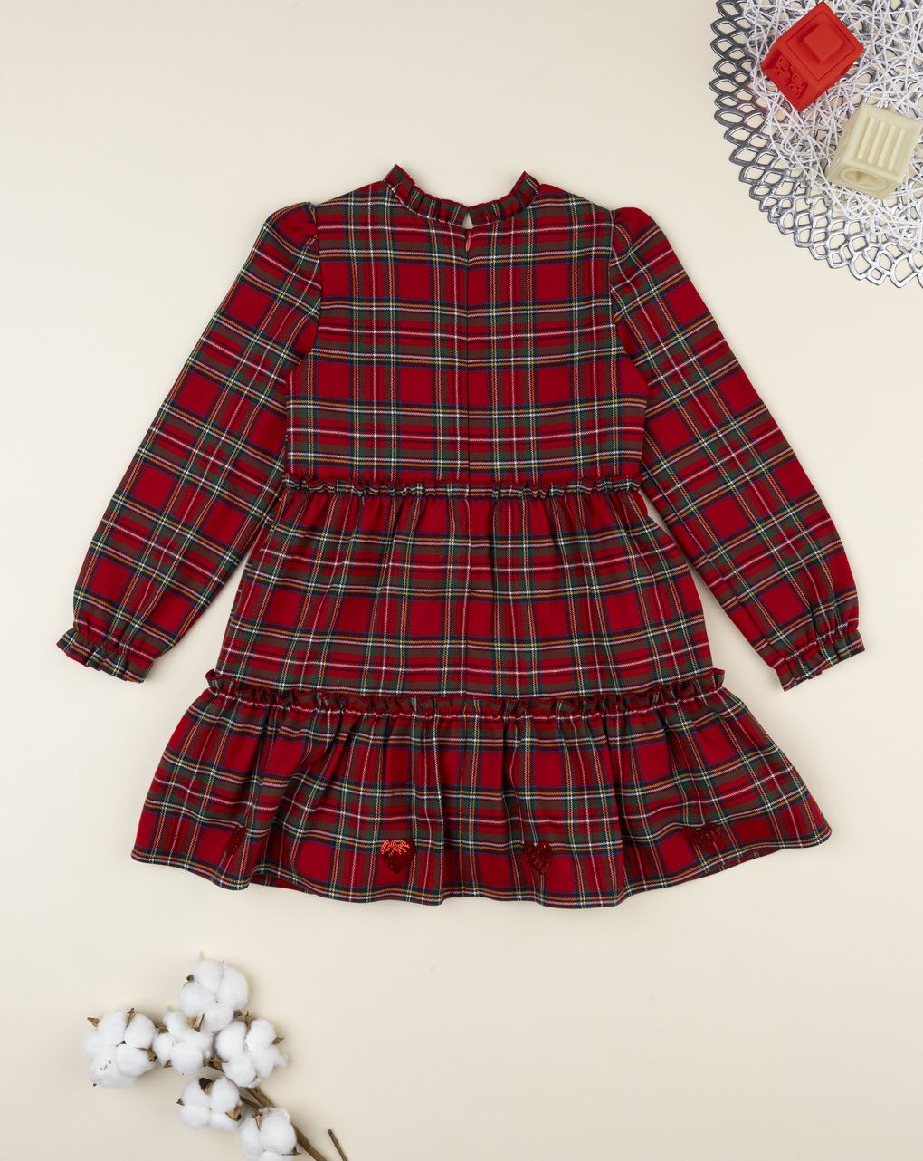 Abito tartan bambina