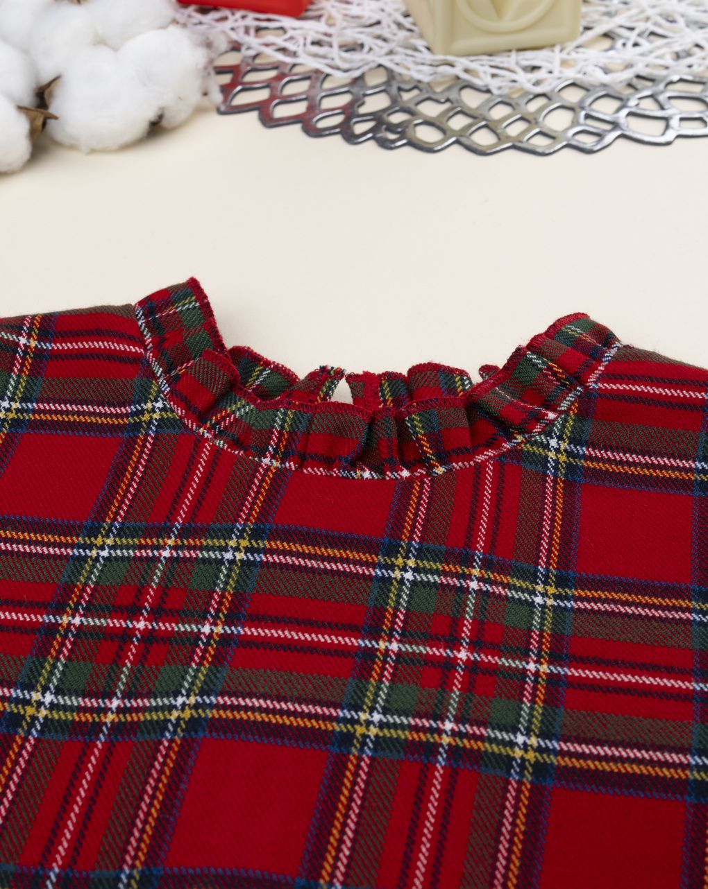 Abito tartan bambina