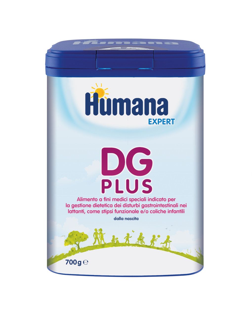 Latte dg plus in polvere 700 gr - humana