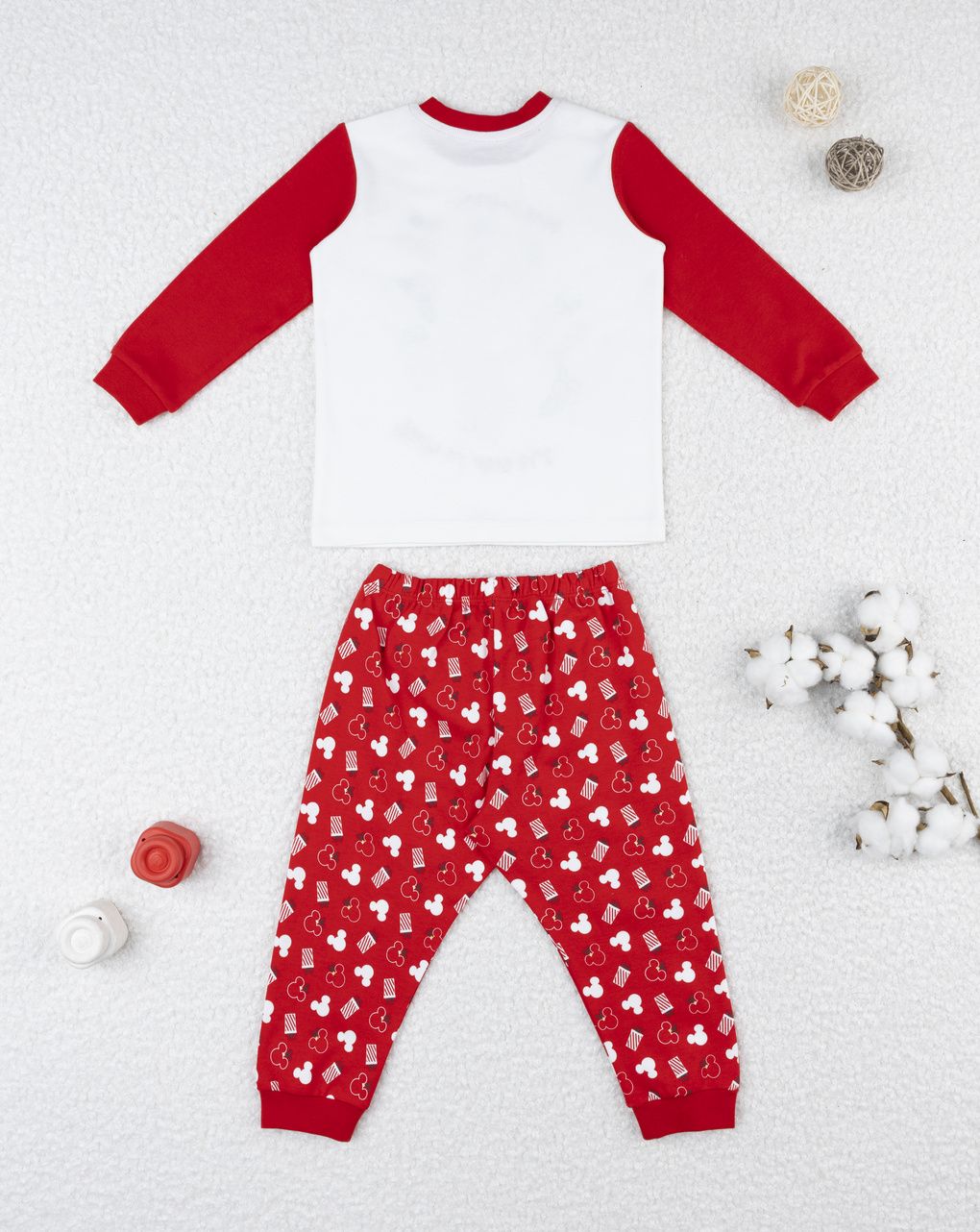 Pigiama bimbo natale mickey