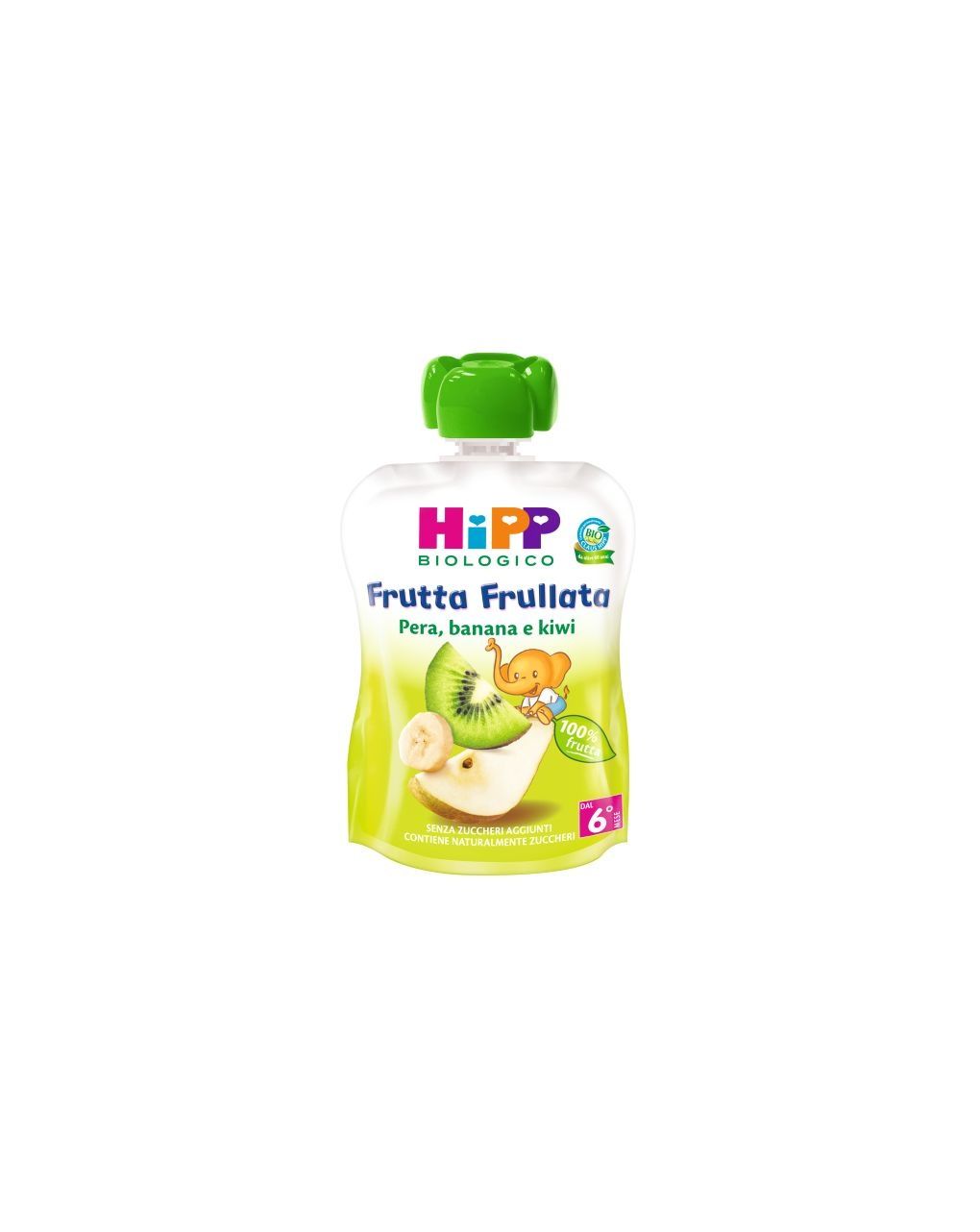 Frutta frullata pera, banana e kiwi 90g - hipp