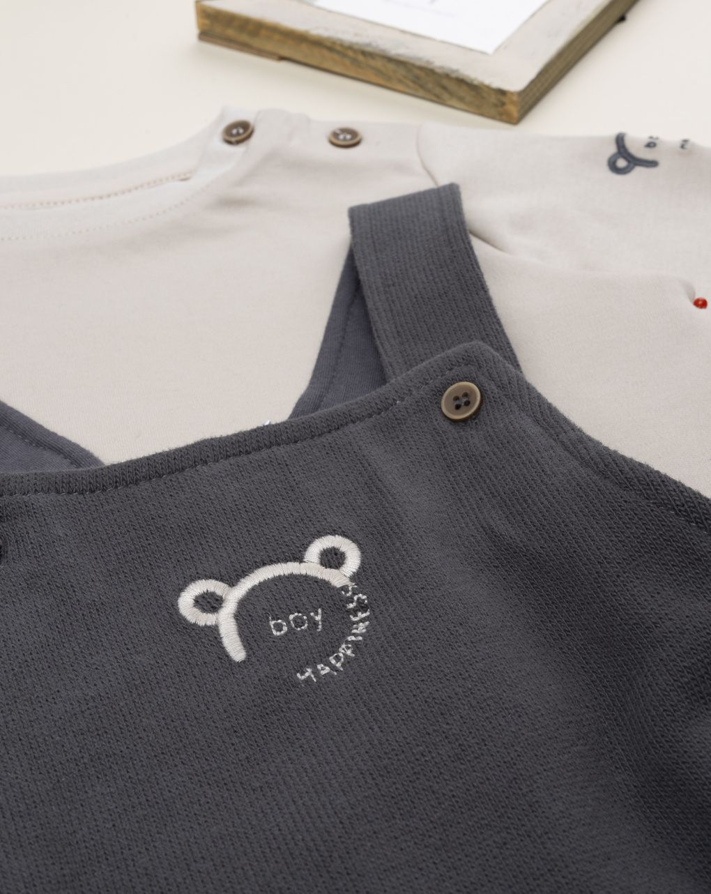 Completo bimbo salopette più maglia