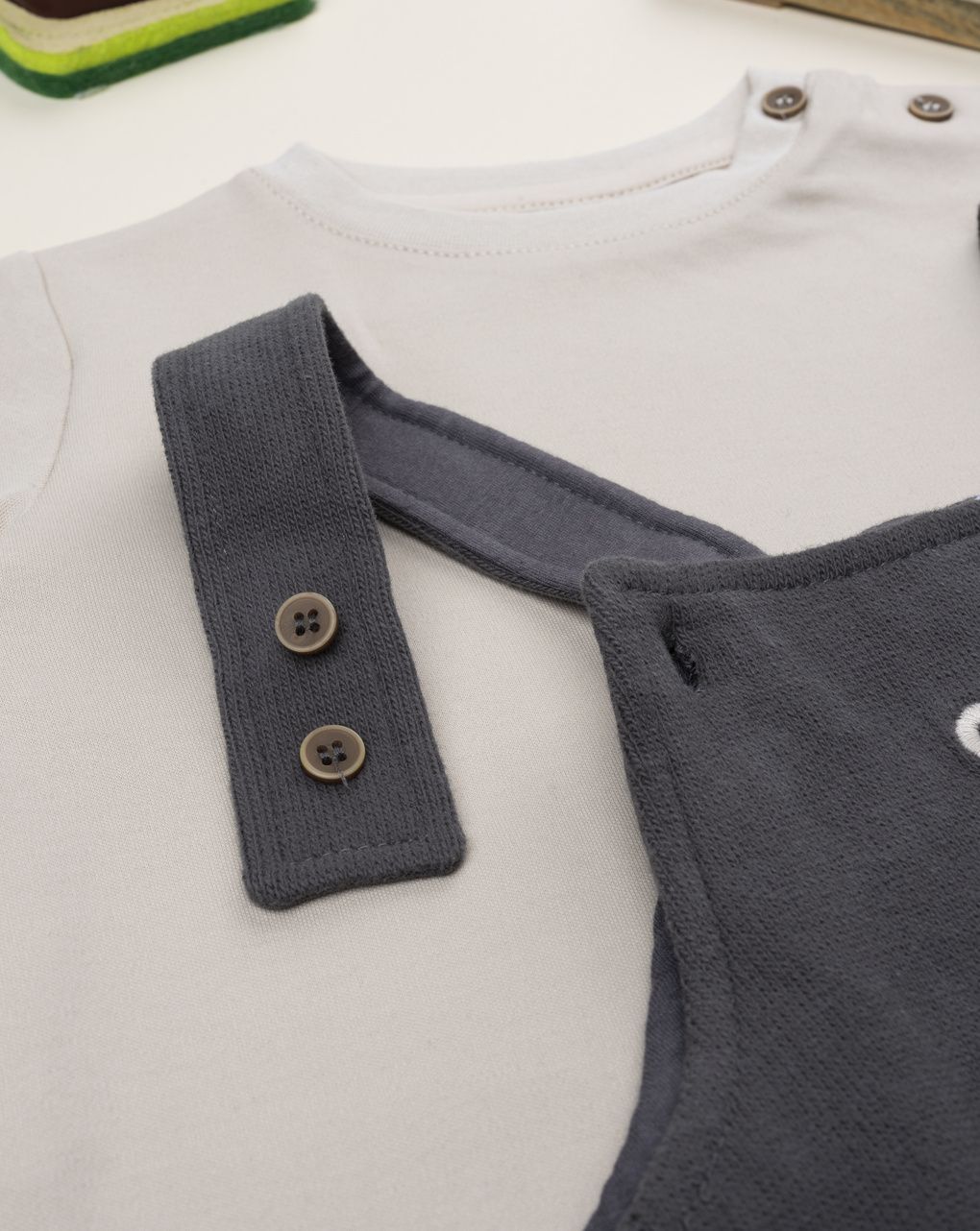 Completo bimbo salopette più maglia