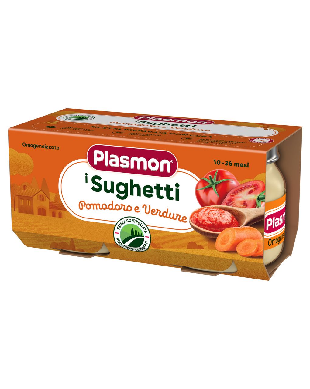 Sughetti pomodoro e verdure 2x80g - plasmon