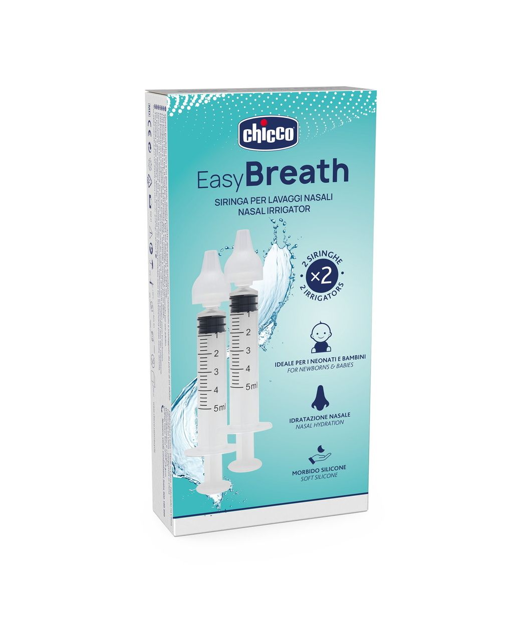 Easy breath siringa lavaggi nasali 2pz - chicco