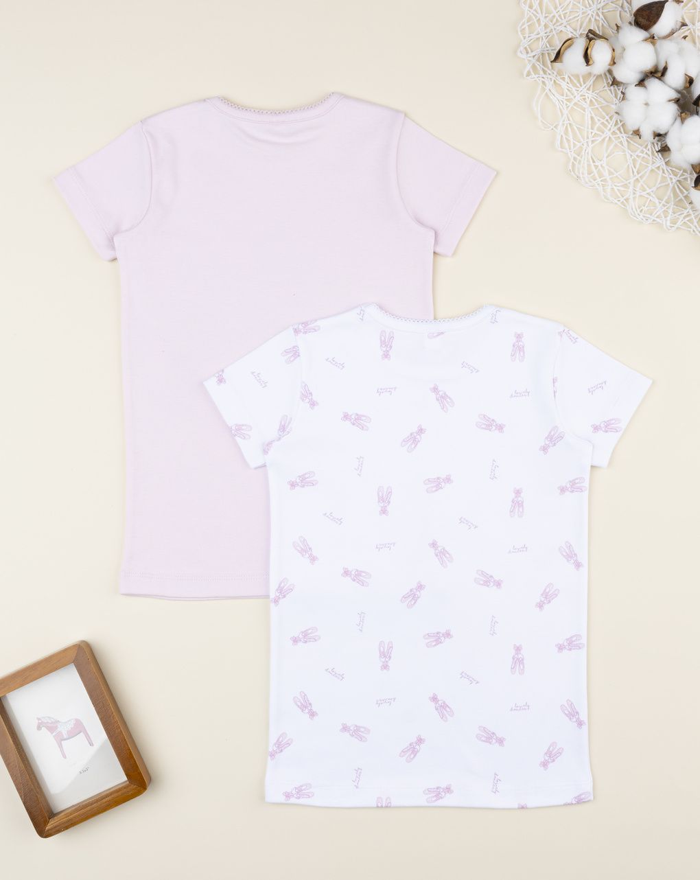 Pack 2 t-shirt bimba ballo