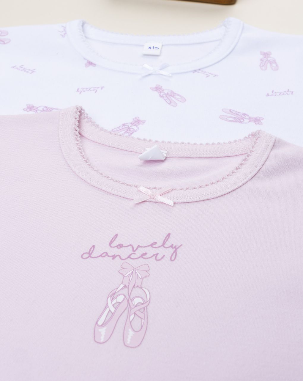 Pack 2 t-shirt bimba ballo