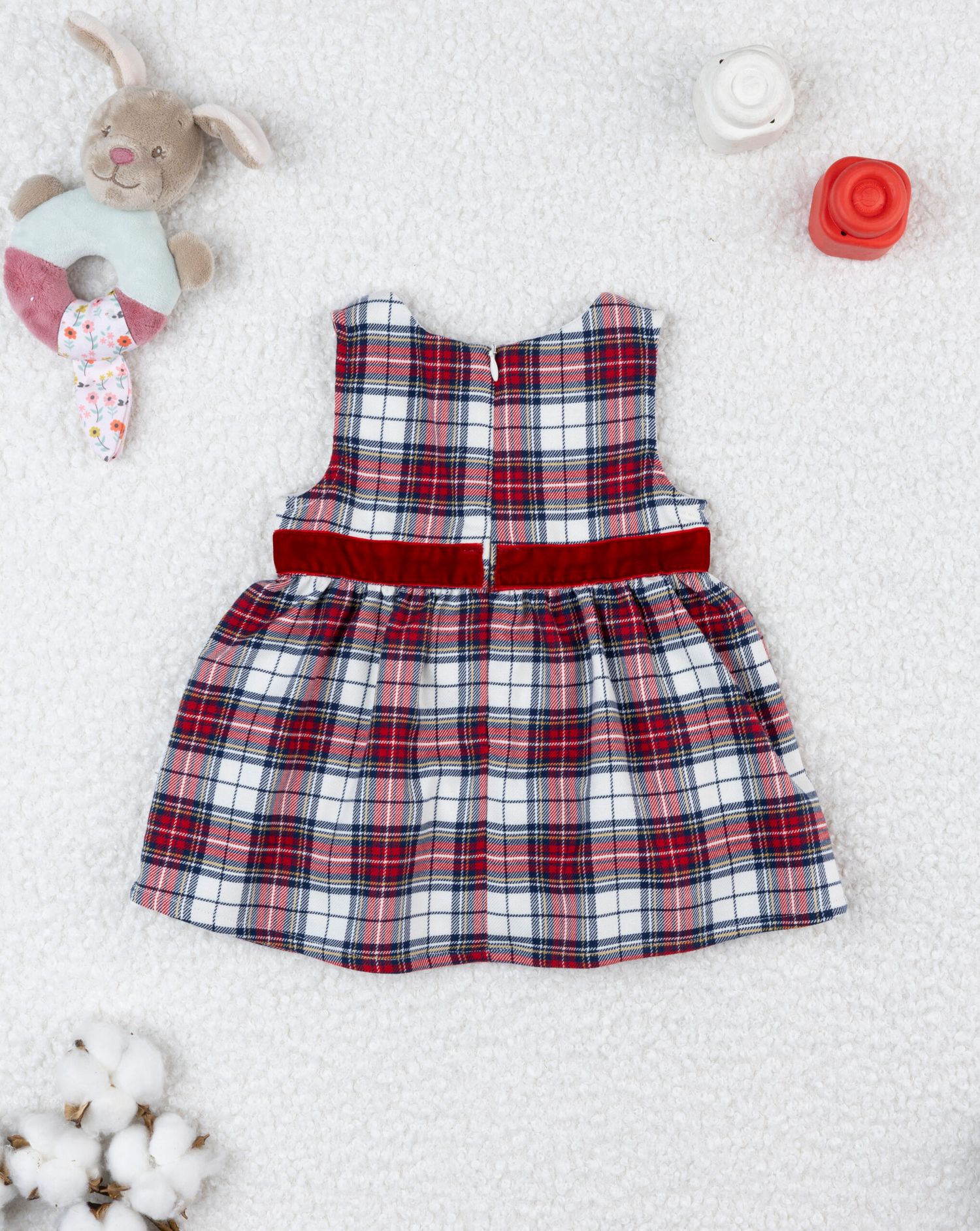 Abito tartan bimba