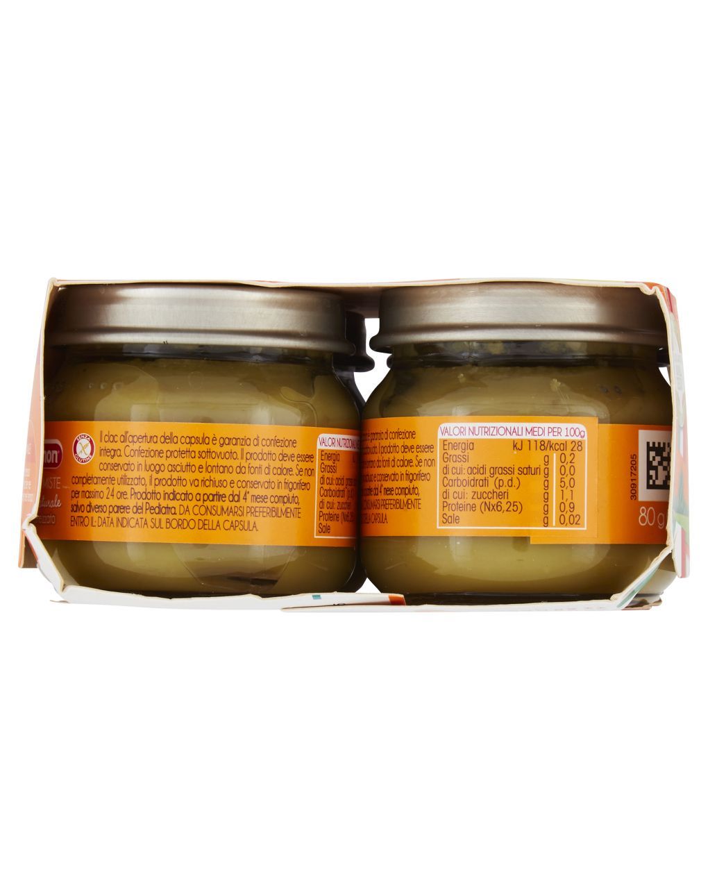 Omogeneizzato verdure miste 4x80g - plasmon