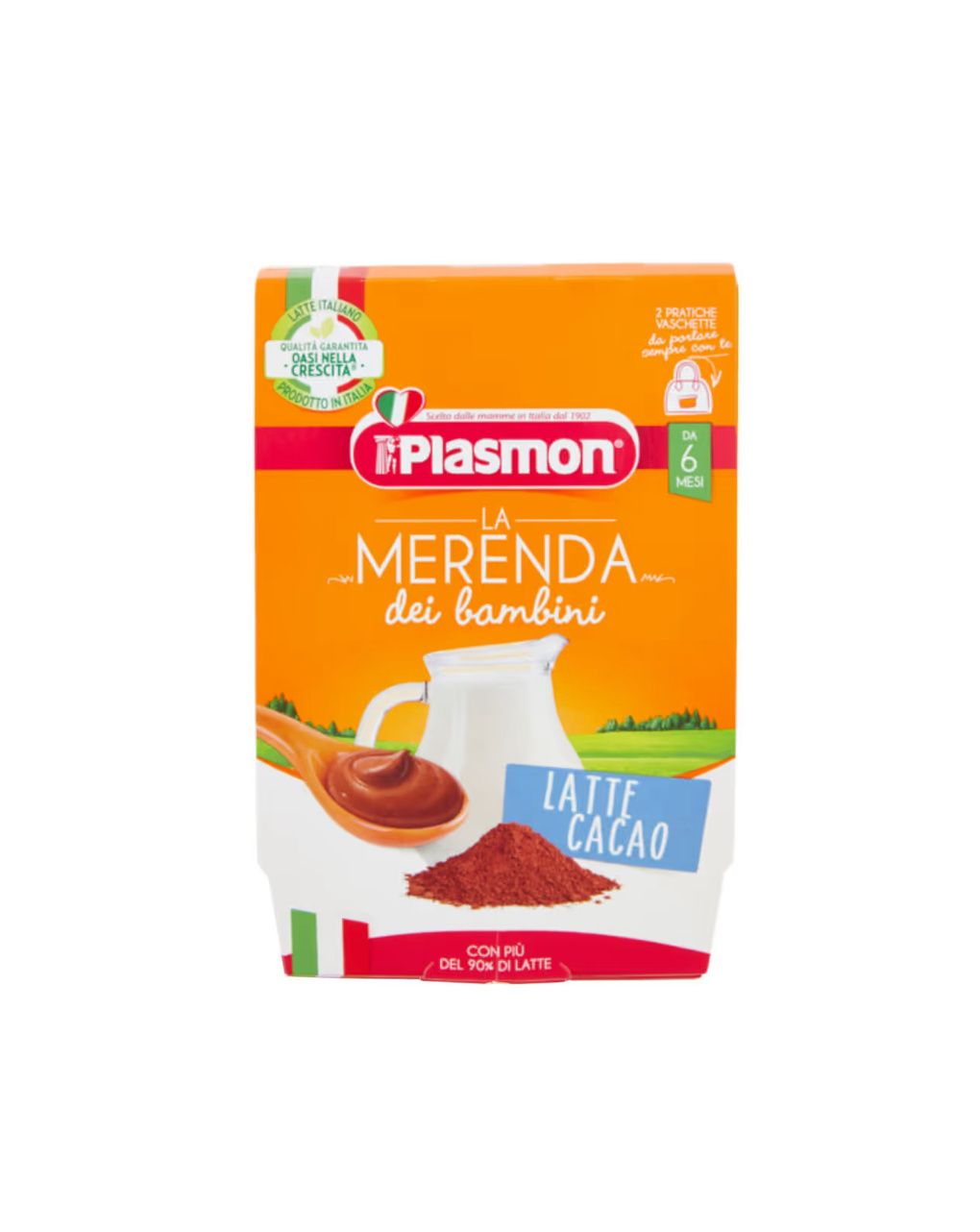 Merenda latte cacao – 2x120g - plasmon