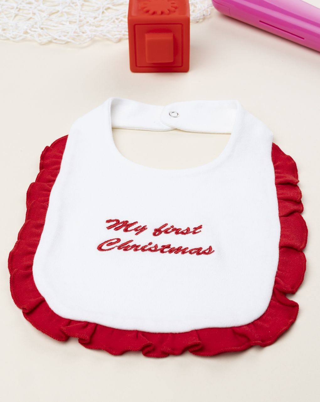 Bavaglino bimba natale