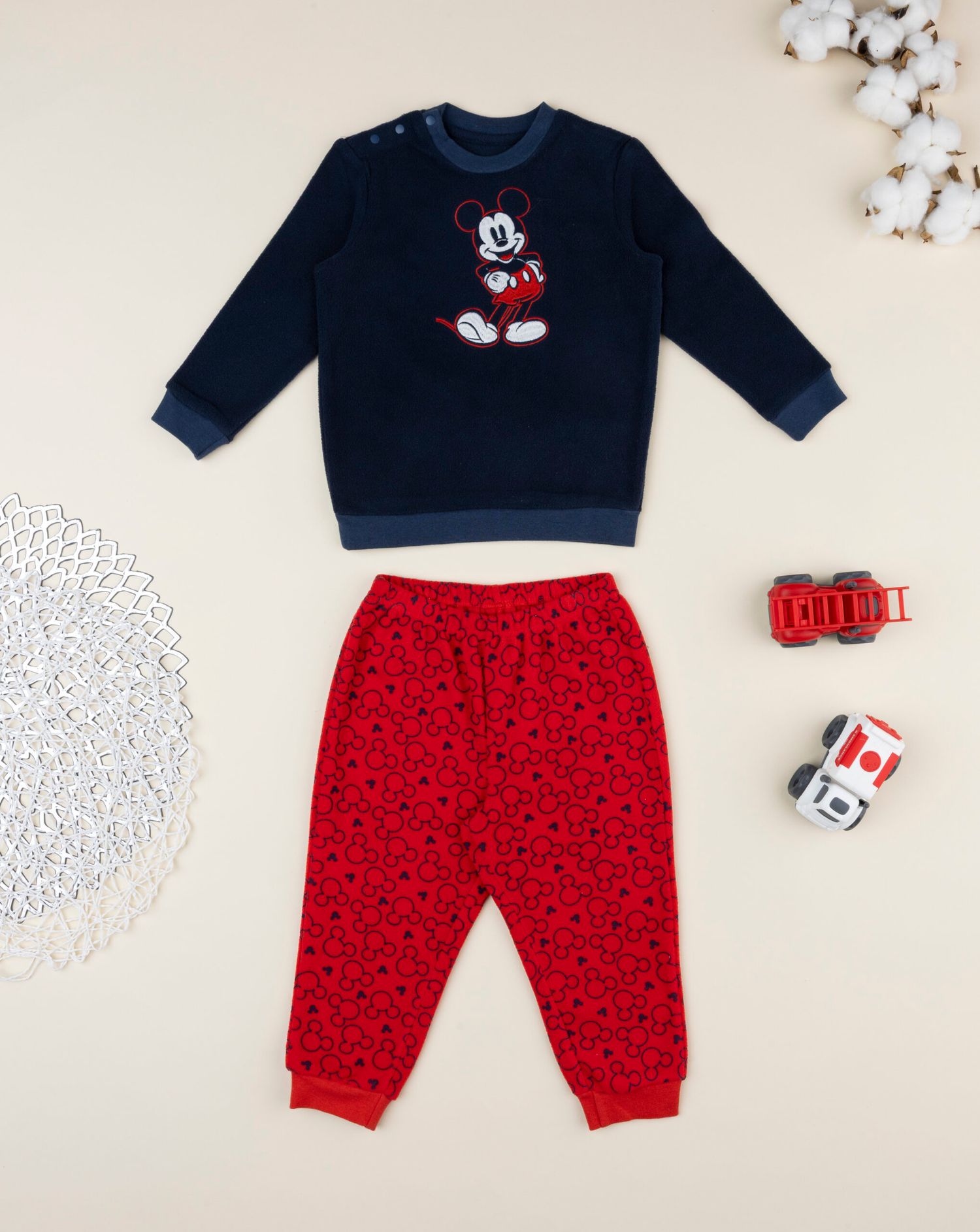 Pigiama bimbo blu/rosso mickey mouse