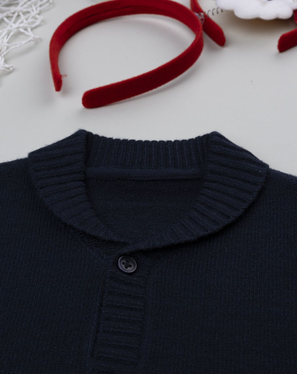 Cardigan bimbo natalizio