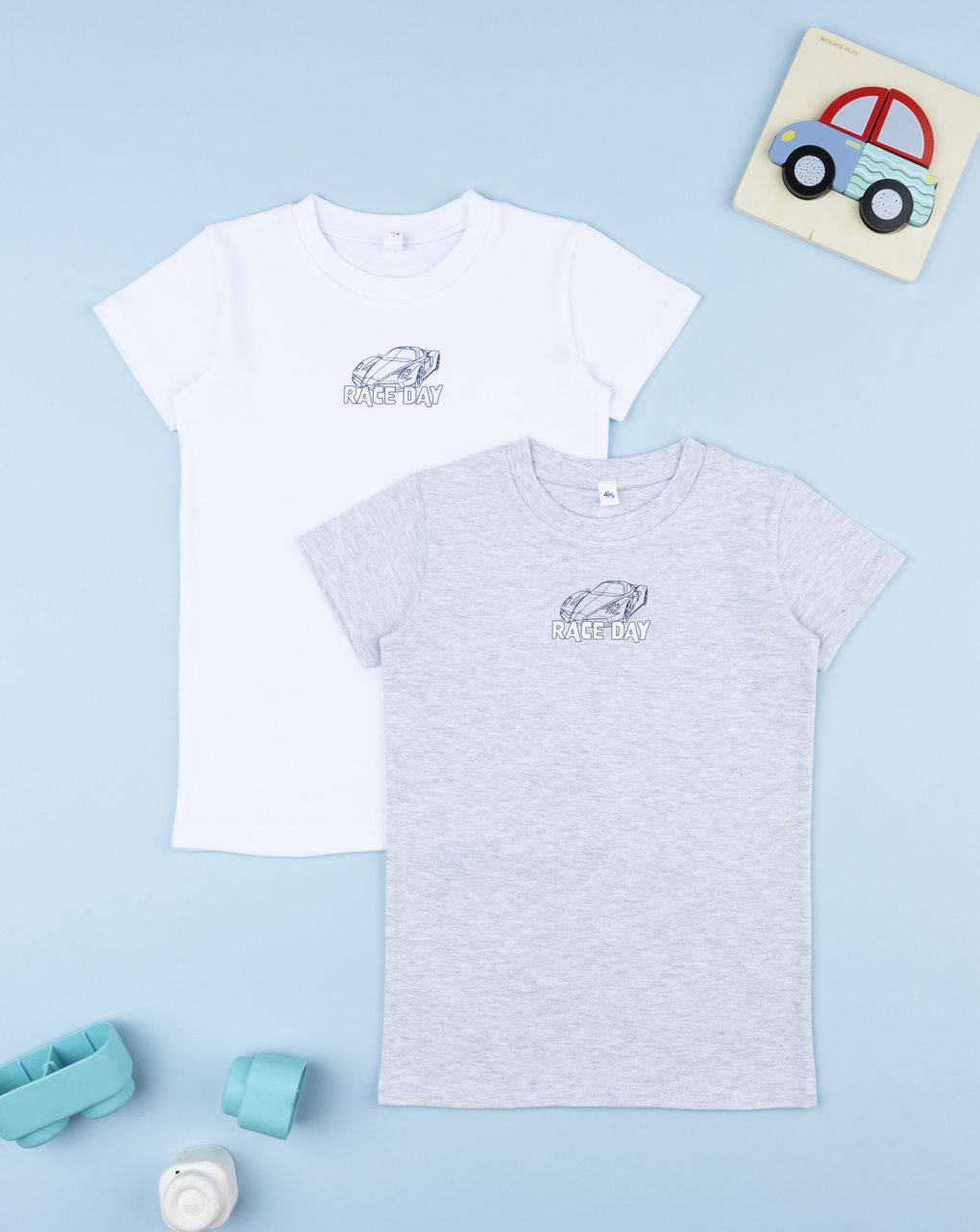 Pack 2 t-shirt bimbo race