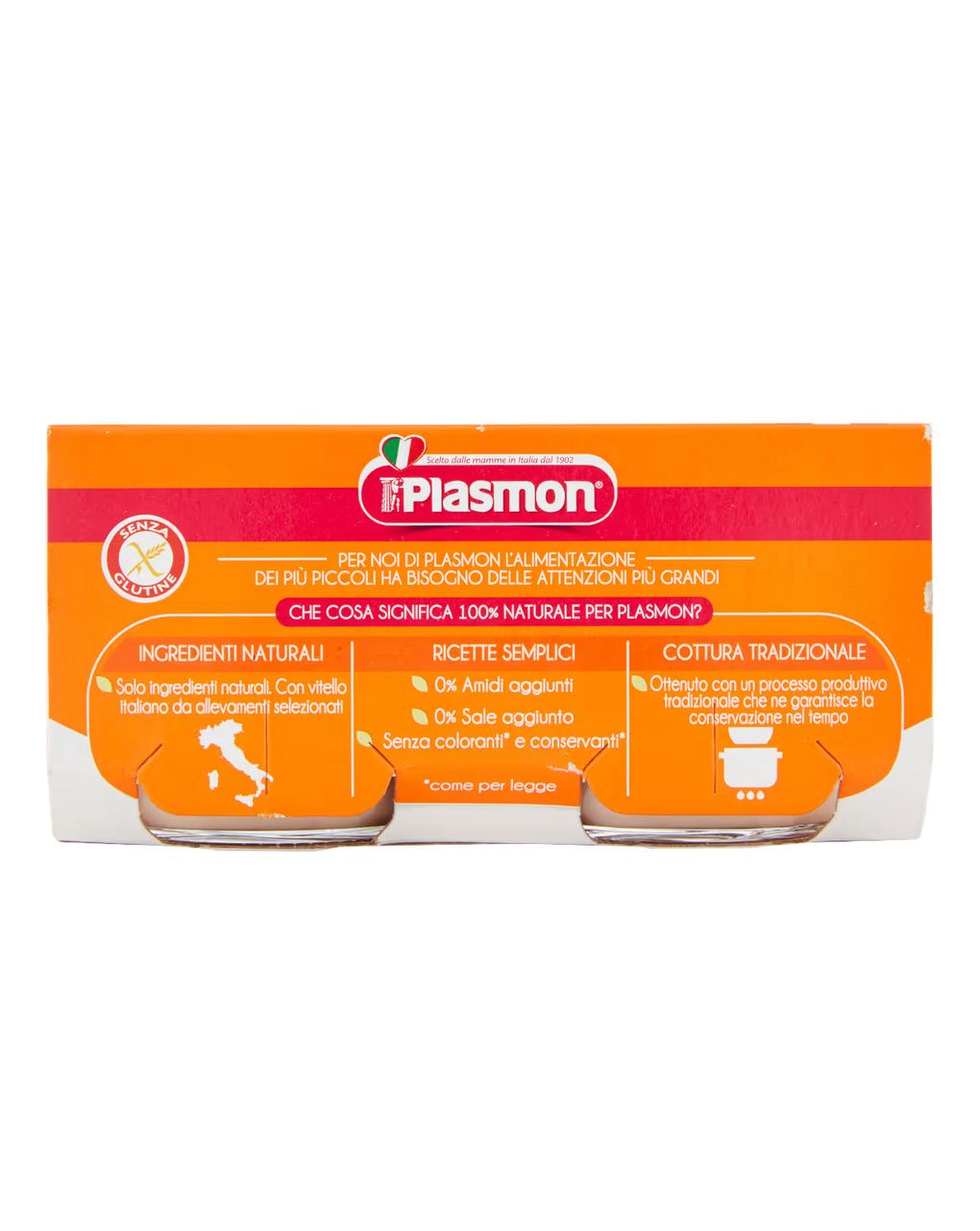 Omogeneizzato vitello – 2x80g - plasmon