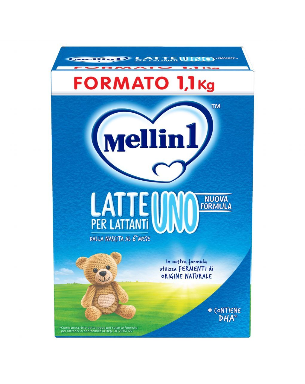 Latte mellin 1 polvere 1100g - mellin