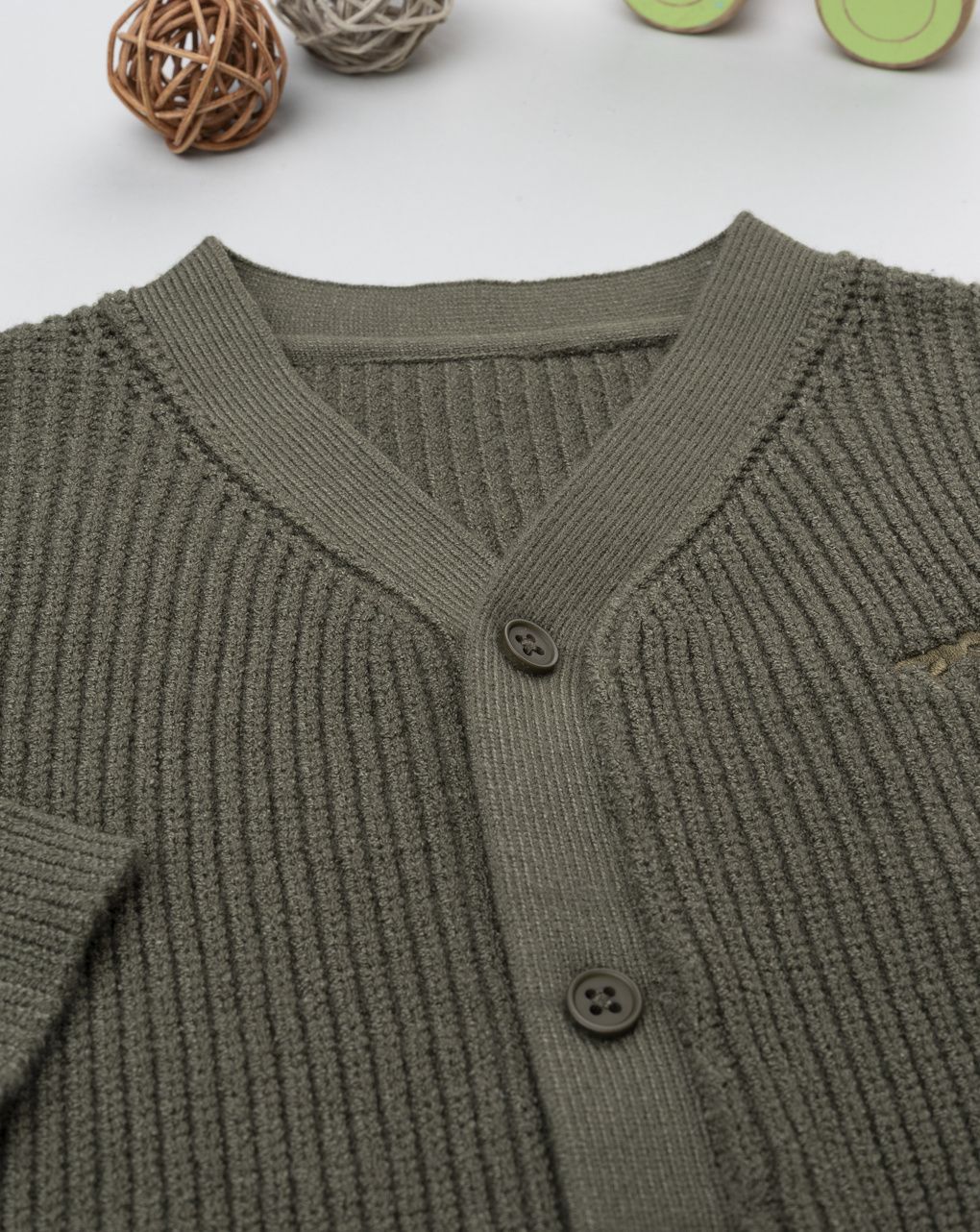 Cardigan bimbo verde