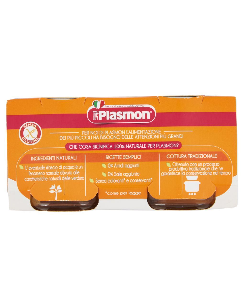 Omogeneizzato carote, patate e zucchine 4x80g - plasmon