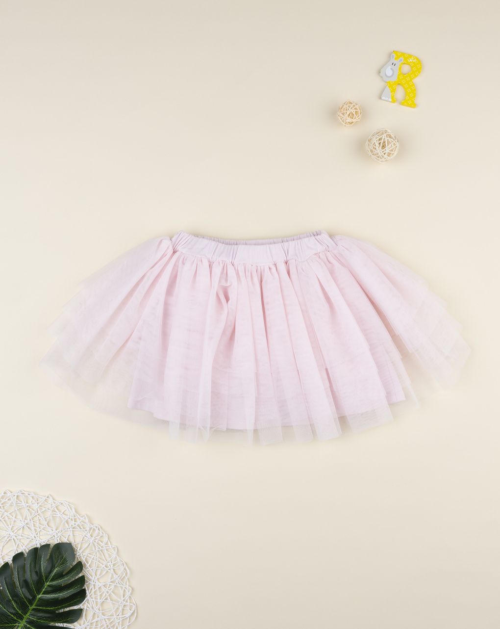Gonna tulle rosa bimba