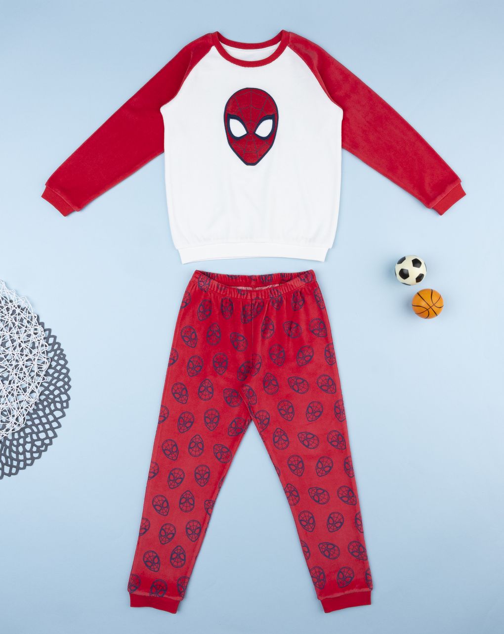 Pigiama bambino due pezzi spiderman