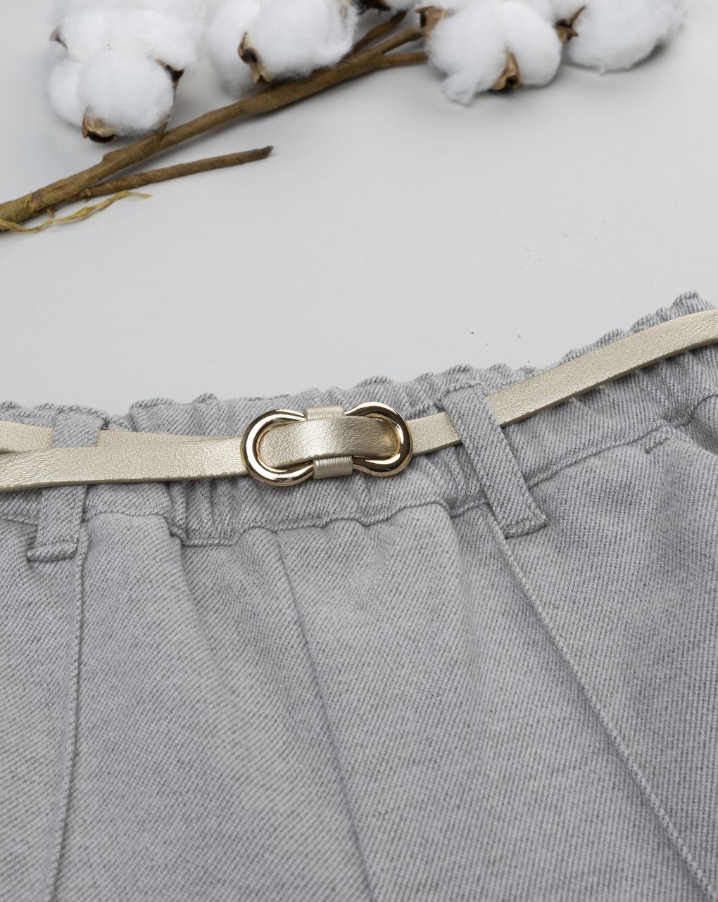 Pantalone bimba grigio