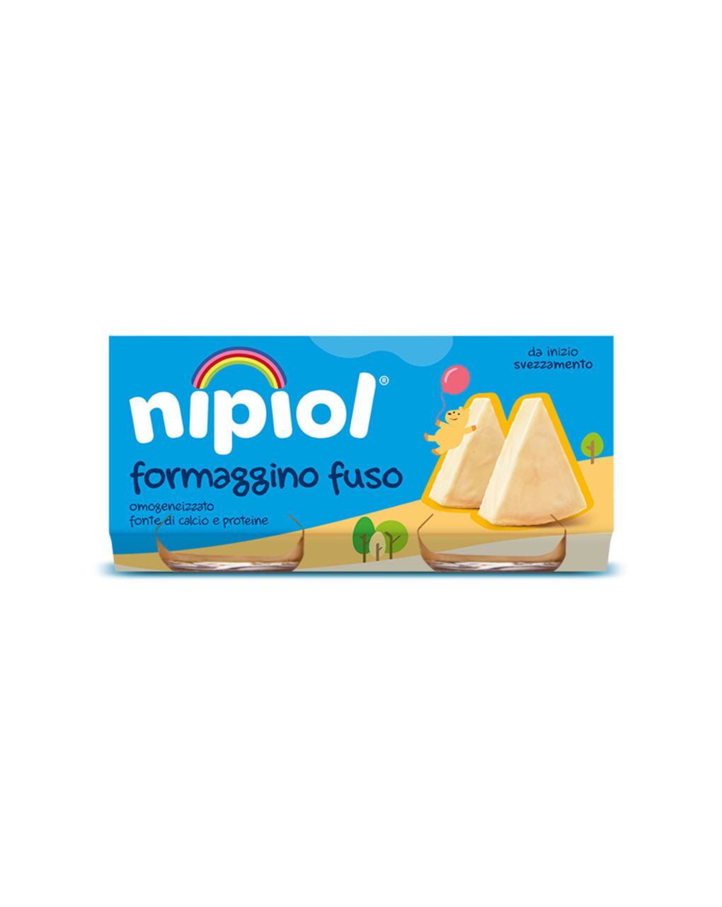 Omogeneizzato formaggino 2x80 gr - nipiol
