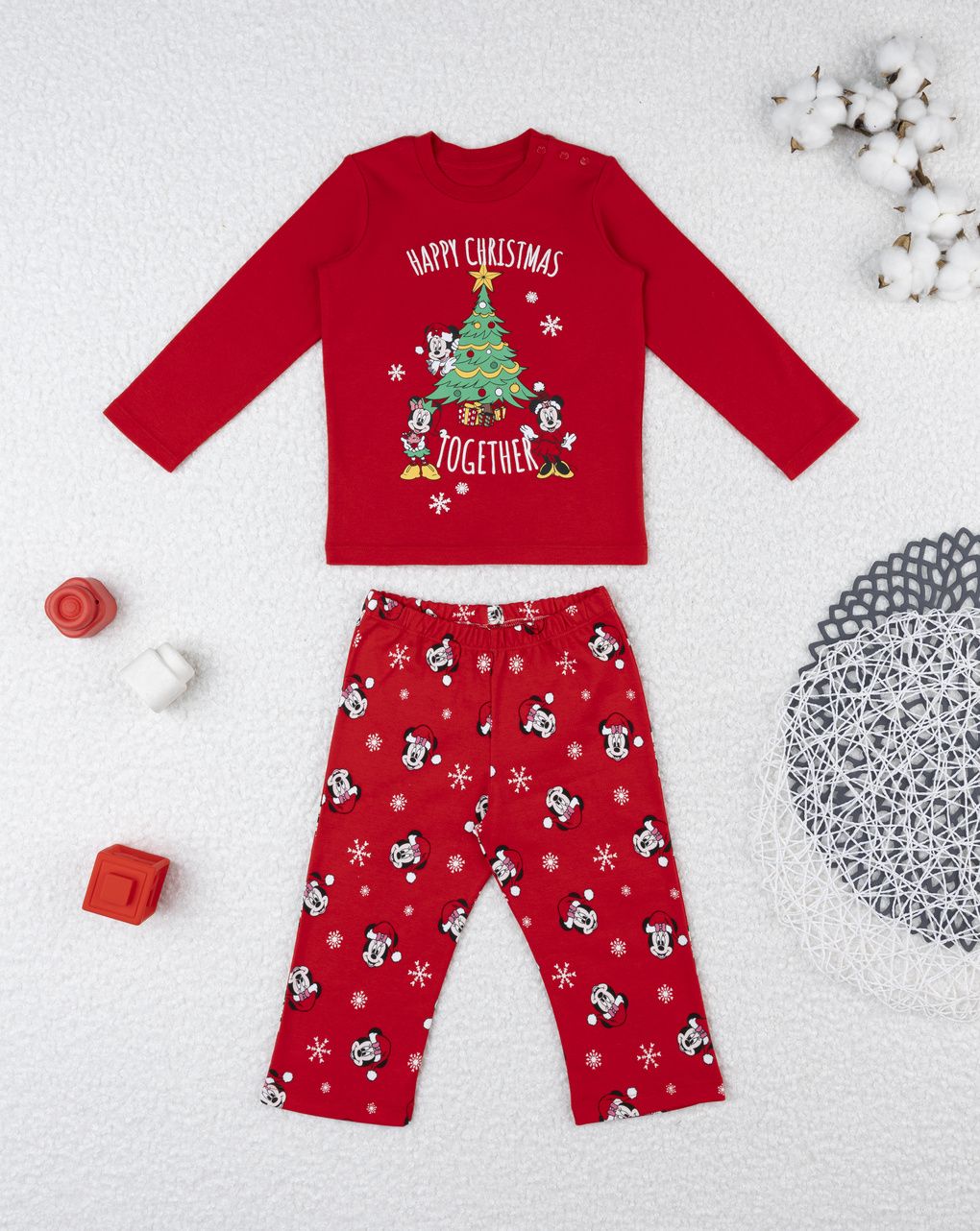 Pigiama bimba minnie - natale