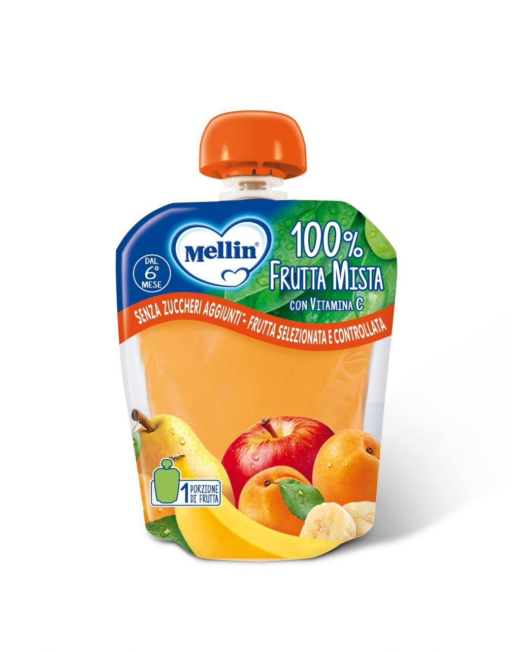 Pouch frutta mista 90g - mellin