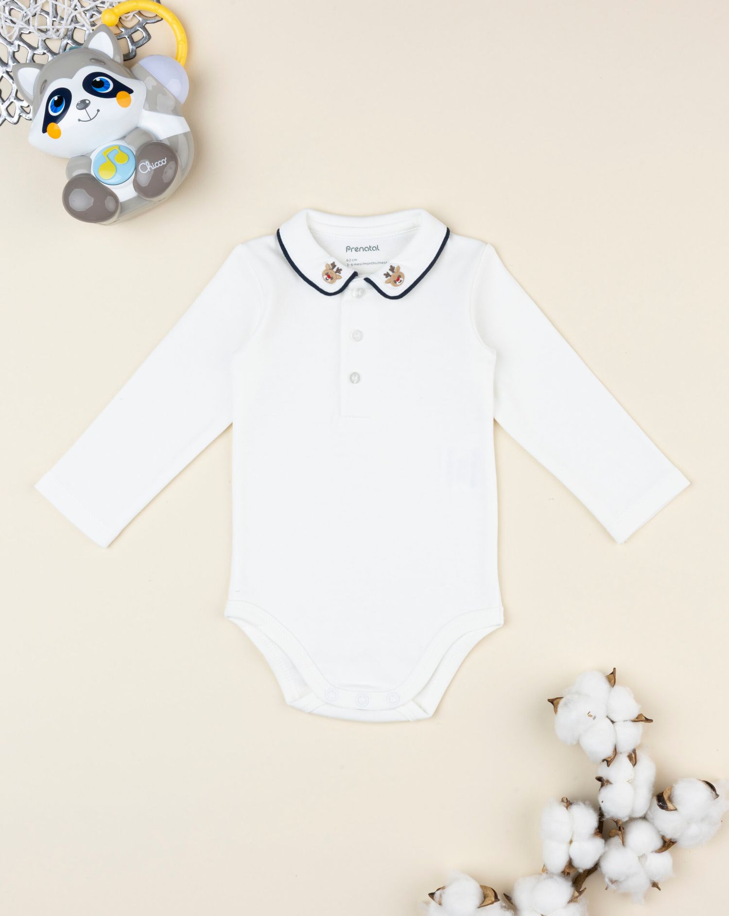 Body bimba bianco natale