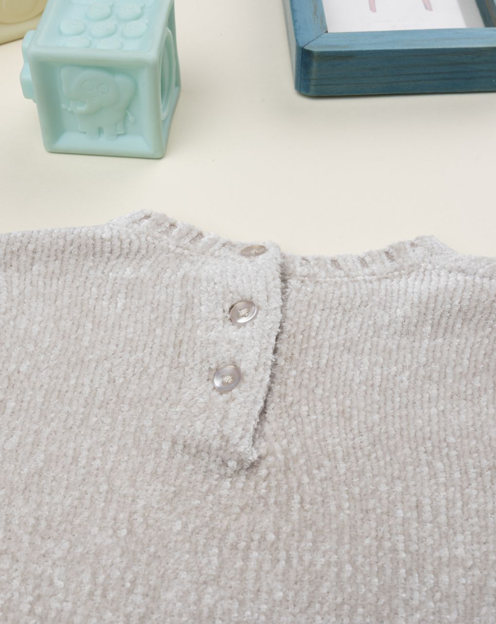 Maglia bimba beige coniglietto