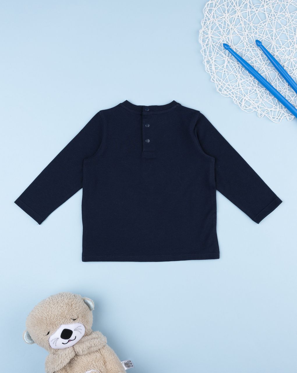 T-shirt bimbo blu cane