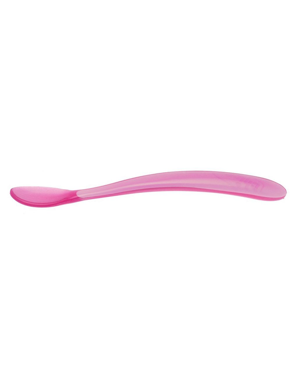 Cucchiaio morbido silicone 6m+ rosa (2pz) - chicco