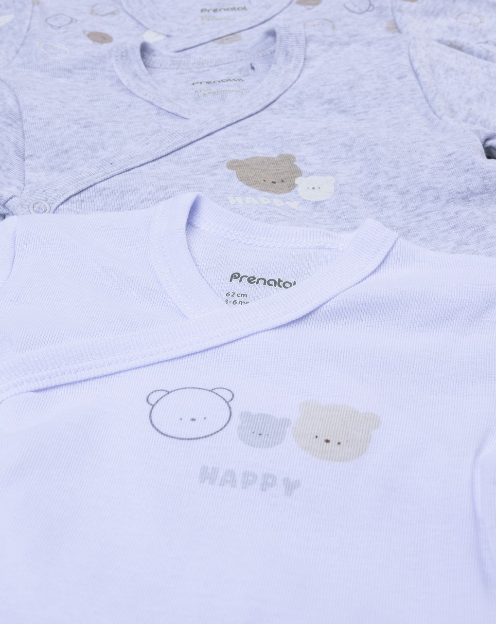 Pack 5 body maniche lunghe bimbo orsetti