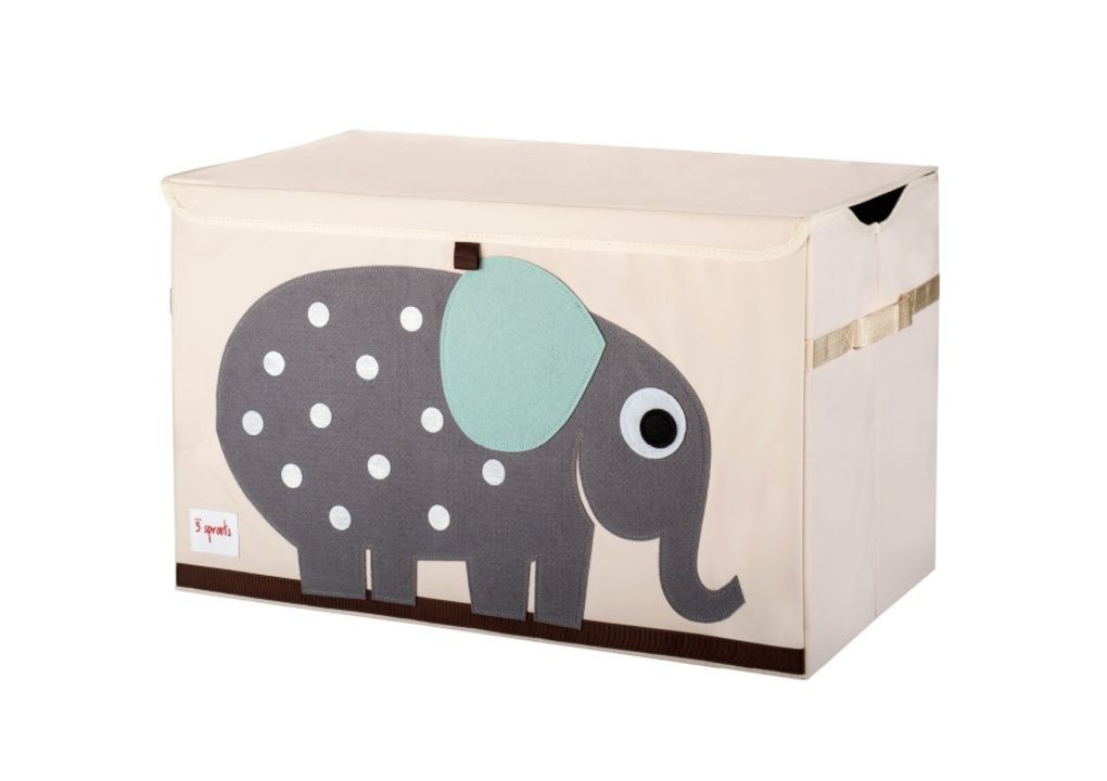 Baule porta giochi con elefante - 3 sprouts