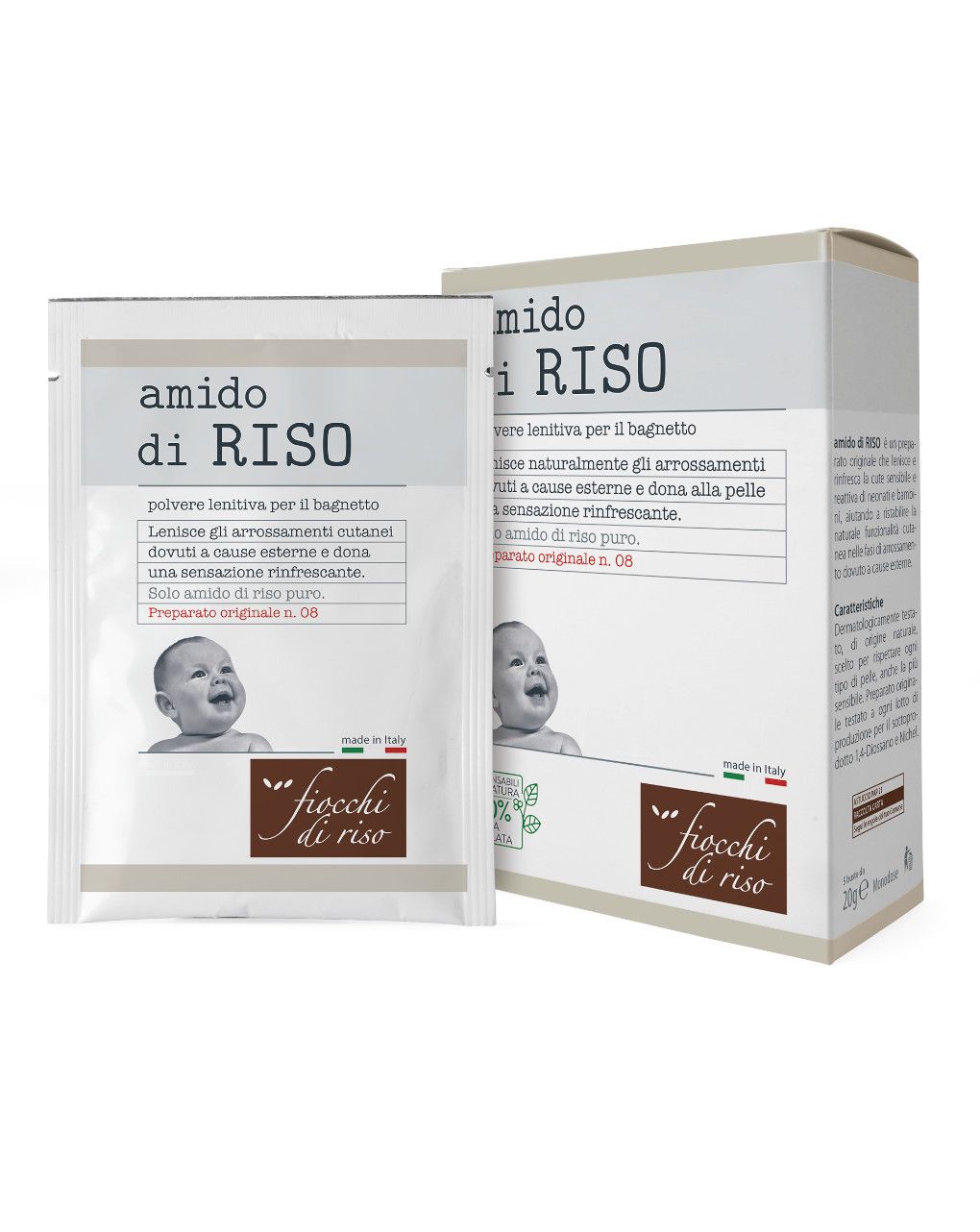Amido di riso 100g - fiocchi di riso