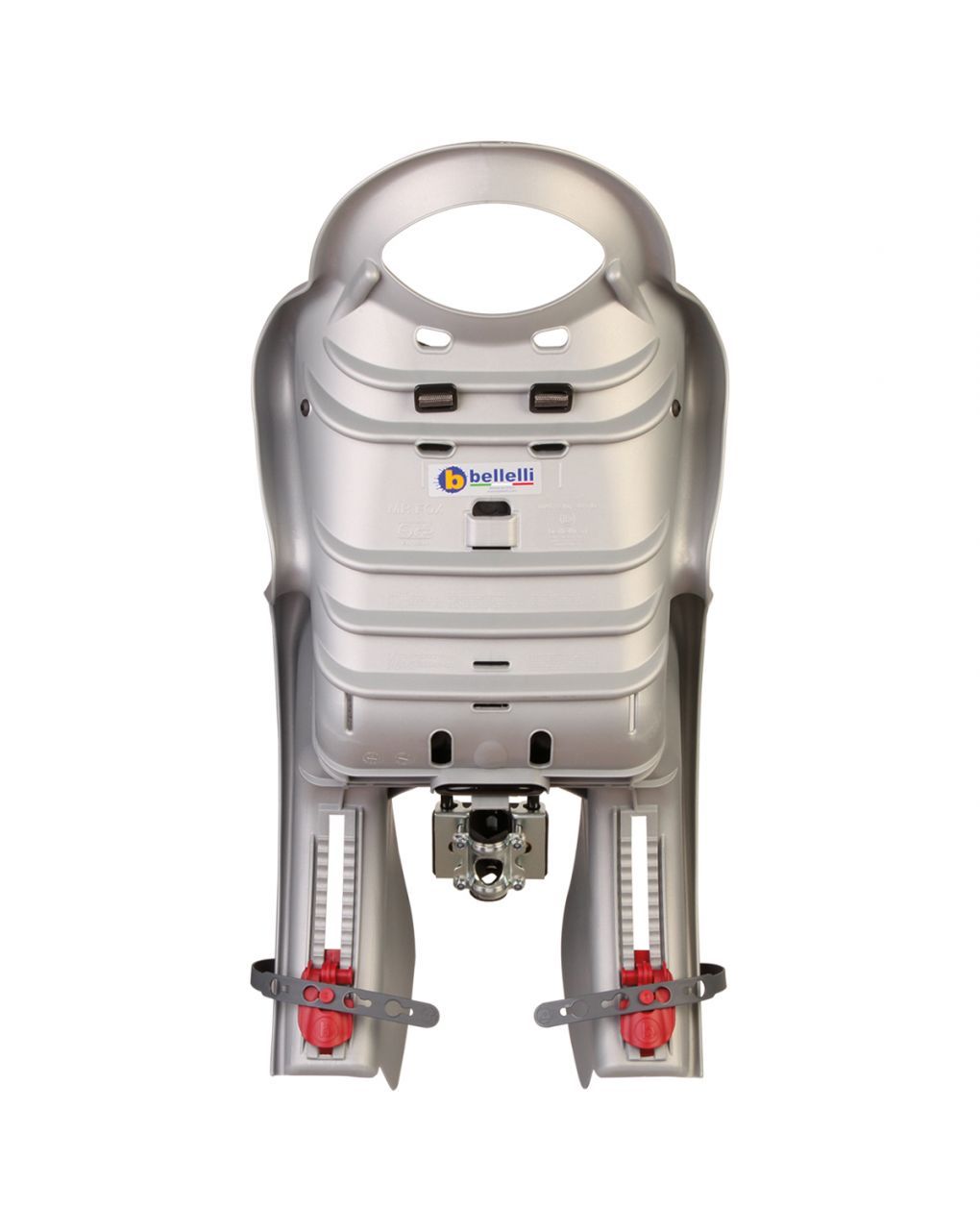 Seggiolini bici posteriore mr fox silver - bellelli