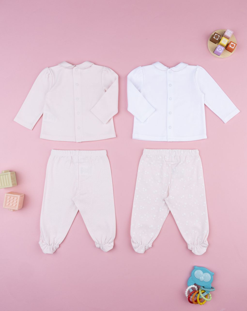 Pack 2 completi neonata coniglietti