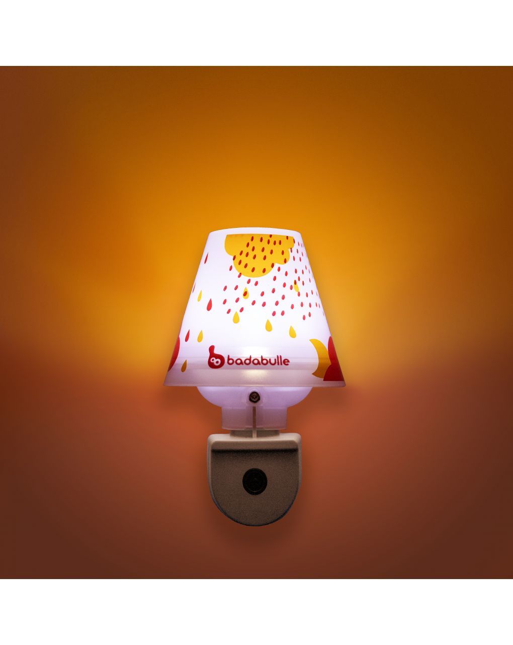 Luce notturna a parete rosa - badabulle