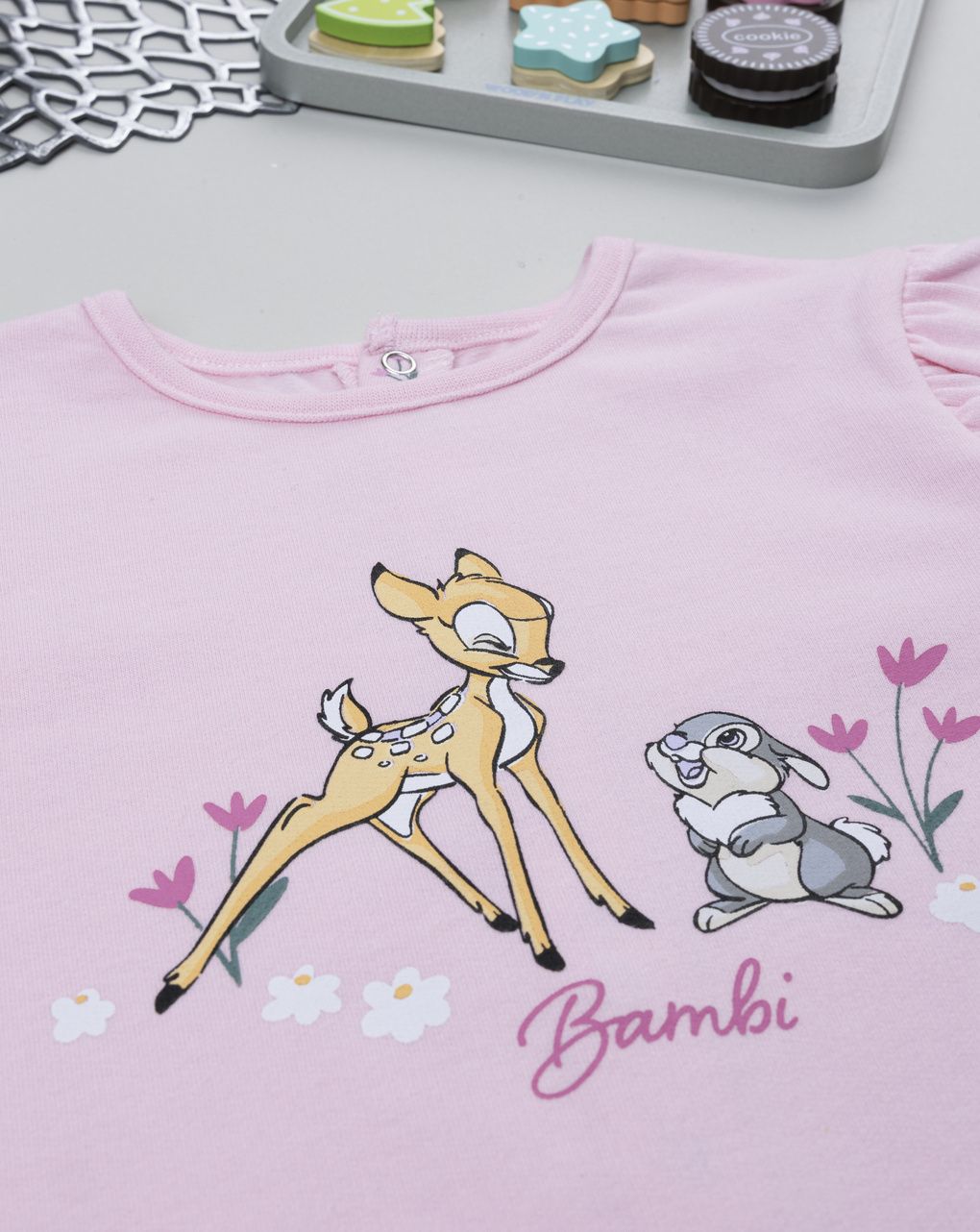 Pigiamone bimba rosa bambi